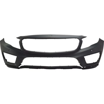 MERCEDES-BENZ GLA-CLASS  FRONT BUMPER COVER PRIMED (GLA250 W/AMG)(GLA45)(W/SENSOR) OEM#15688036409999 2015-2017 PL#MB1000457