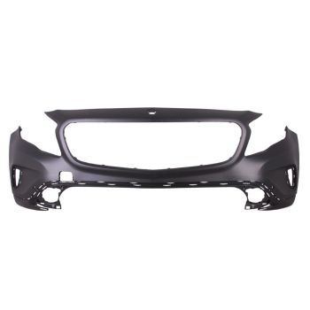 MERCEDES-BENZ GLA-CLASS FRONT BUMPER COVER PRIMED (WO/AMG; W/SENSOR; WO/WASHER)**CAPA** OEM#15688009409999 2015-2017 PL#MB1000459C