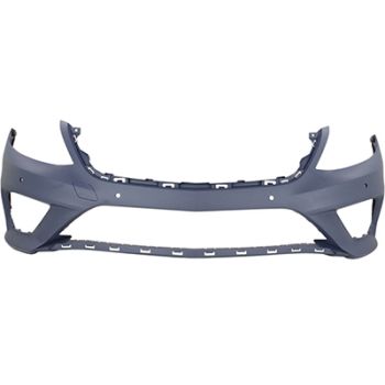 MERCEDES-BENZ S-CLASS (222)  FRONT BUMPER COVER PRIMED (S63)(W/SENSOR) **CAPA** OEM#22288024479999 2014-2015 PL#MB1000465C
