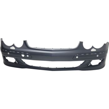 MERCEDES-BENZ CLK-CLASS (209) (EXC 03 CONV) FRONT BUMPER COVER PRIMED (W/WASHER(W/ SENSOR)(W/O SPORT)(EXC CLK63) OEM#2098853725 2006-2009 PL#MB1000476