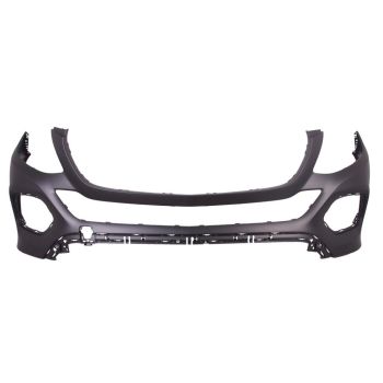 MERCEDES-BENZ GLE-CLASS SUV (166) FRONT BUMPER COVER PRIMED (WO/SPORT PKG)(W/ACTIVE PK ASSIST)**CAPA** OEM#16688592259999 2016-2019 PL#MB1000496C