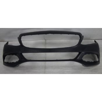 MERCEDES-BENZ C-CLASS SEDAN FRONT BUMPER COVER PRIMED (C300 WO/SPORT WO/LUXURY) WO/SENSOR W/SURROUND VIEW OEM#20588019409999 2015-2018 PL#MB1000510