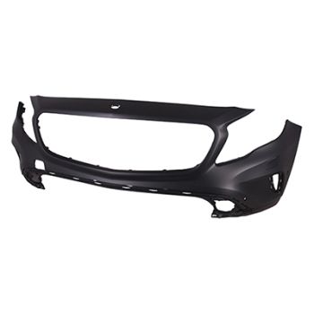 MERCEDES-BENZ GLA-CLASS  FRONT BUMPER COVER PRIMED (GLA250 WO/AMG)(W/ SENSOR)(W/WASHER)**CAPA** OEM#15688005409999 2015-2017 PL#MB1000543C