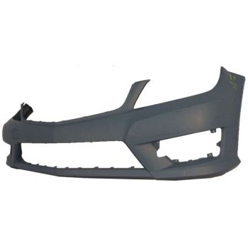MERCEDES-BENZ C-CLASS SEDAN (204) FRONT BUMPER COVER PRIMED (SPORT)(WO/WASH)(WO/SENSOR)(EXC C63)(W/DRL CUTOUT)(NO LAMP HO **CAP OEM#2048802749649999 2012-2014 PL#MB1000569C