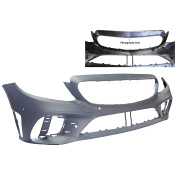 MERCEDES-BENZ C-CLASS CONV  FRONT BUMPER COVER PRIMED (C300 W/AMG)(W/ACTIVE PK ASSIST)(W/SURROUND VIEW) OEM#20588025059999 2019-2023 PL#MB1000575