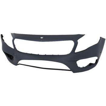 MERCEDES-BENZ GLA-CLASS  FRONT BUMPER COVER PRIMED (GLA250 W/AMG)(W/SENSOR)(W/CAMERA) OEM#15688098019999 2018-2020 PL#MB1000581