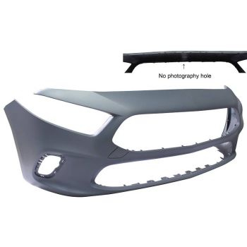 MERCEDES-BENZ A-CLASS SEDAN (177)  FRONT BUMPER COVER PRIMED (WO/ACTIVE PARK ASSIST)(A220 WO/AMG) OEM#17788001009999 2019-2022 PL#MB1000592