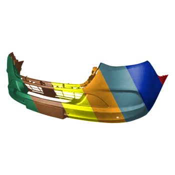 MERCEDES-BENZ SPRINTER FRONT BUMPER COVER TEXTURE (WO/FOG)(W/CAMERA)(W/WIDE LICENSE) **CAPA** OEM#91088582009K83 2019-2024 PL#MB1000610C