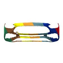 MERCEDES-BENZ C-CLASS SEDAN FRONT BUMPER COVER PRIMED (W/SENSOR)(C300 W/AMG)(C43)**CAPA** OEM#20688592019999 2022-2023 PL#MB1000636C