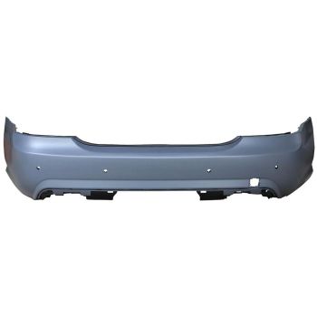 MERCEDES-BENZ S-CLASS SEDAN (221)  (EXC S400 HYBRID) REAR BUMPER COVER PRM-GRAY (S550)(W/SPORT)(W/SENSOR) **CAPA** OEM#22188047409999 2012-2013 PL#MB1100297C