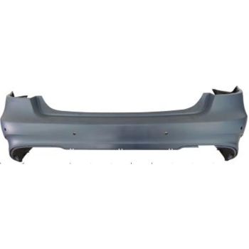MERCEDES-BENZ E-CLASS SEDAN (212) REAR BUMPER COVER PRIMED (W/ SENSOR) (W/AMG)**CAPA** OEM#21288535389999 2014-2016 PL#MB1100333C