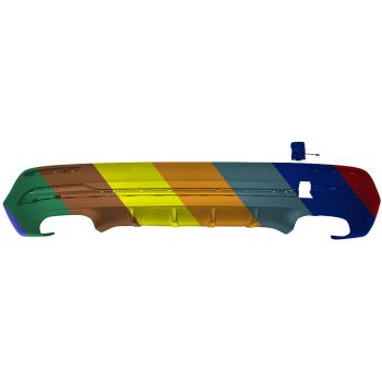 MERCEDES-BENZ GLA-CLASS REAR BUMPER COVER LOWER TXT-BLACK (WO/SENSOR)(GLA250 W/AMG)GLA35/GLA45) OEM#2478809203 2021-2023 PL#MB1115135