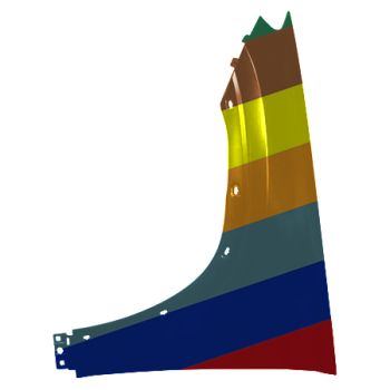 MERCEDES-BENZ GLS-CLASS (167) FENDER LEFT (Driver Side) (ALUM) **CAPA** OEM#1678802700 2020-2023 PL#MB1240171C