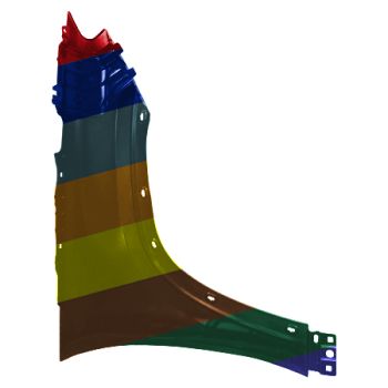 MERCEDES-BENZ GLS-CLASS (167) FENDER RIGHT (Passenger Side) (ALUM) **CAPA** OEM#1678802800 2020-2023 PL#MB1241171C