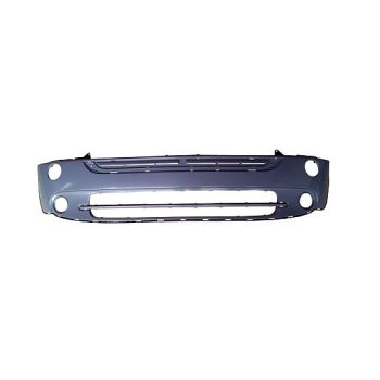 MINI COOPER HATCHBACK FRONT BUMPER COVER PRIMED (BASE)(W/CHROME MLDG)(WO/GROUND EFFECTS) OEM#51117127925 2005-2006 PL#MC1000105