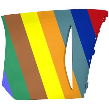 MINI COOPER HARDTOP 4DOORS FRONT BUMPER SIDE COVER LEFT (Driver Side) PRIMED (WO/SENSOR)(BASE/S)(WO/JOHN COOPER WORKS PKG) OEM#51115A3C863 2022-2024 PL#MC1016100