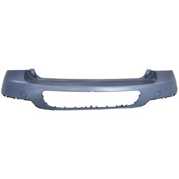 MINI COOPER COUNTRYMAN REAR BUMPER COVER PRIMED (BASE MDL)(W/ CHROME TRIM)(WO/SENSOR) OEM#51129807197 2011-2016 PL#MC1100138