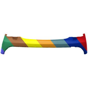 MINI COOPER HARDTOP 4DOORS REAR BUMPER COVER PRIMED (WO/SENSOR) OEM#51125A3CAC2 2022-2024 PL#MC1100166