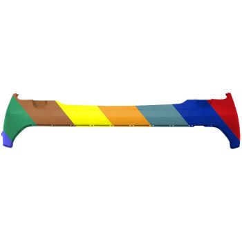 MINI COOPER HARDTOP 2DOORS REAR BUMPER COVER UPPER PRIMED (WO/SENSOR)(BASE/S) OEM#51125A3C950 2022-2024 PL#MC1114106