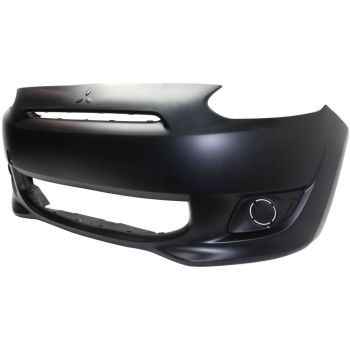 MITSUBISHI MIRAGE (HATCHBACK) FRONT BUMPER COVER PRIMED (WO/FOG) OEM#6400D340 2014-2015 PL#MI1000338