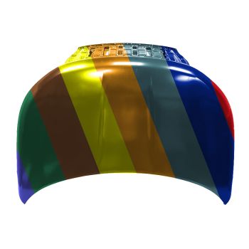 MITSUBISHI OUTLANDER (7 SEATER) HOOD (ALUM) OEM#65100W140P 2022-2024 PL#MI1230228