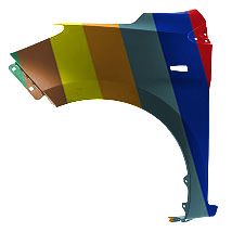 MITSUBISHI MIRAGE G4 SEDAN FENDER LEFT (Driver Side) (W/SIDE LAMP) OEM#5220AT67 2021-2024 PL#MI1240186