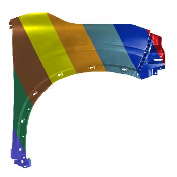 MITSUBISHI OUTLANDER (7 SEATER) FENDER RIGHT (Passenger Side) **CAPA** OEM#63112W150P 2022-2024 PL#MI1241184C