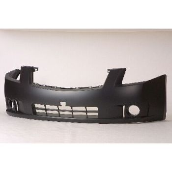 NISSAN(DATSUN) SENTRA FRONT BUMPER COVER PRIMED W/FOG (2.0L)(EXC SR)**CAPA** OEM#62022ET32J 2007-2009 PL#NI1000241C