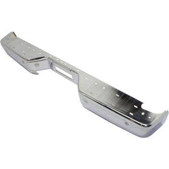 NISSAN(DATSUN) TITAN REAR STEP BUMPER BAR CHROME W/SENSOR (LE/SE/SL/SV)(WO/BIG TOW PKG) OEM#850309FM0D 2007-2015 PL#NI1102150