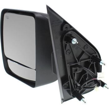 NISSAN(DATSUN) NV1500/2500/3500 DOOR MIRROR LEFT (Driver Side) POWER/HEATED (BLACK CVR)(SINGLE ARM) OEM#963021PA9E-PFM 2012-2021 PL#NI1320234