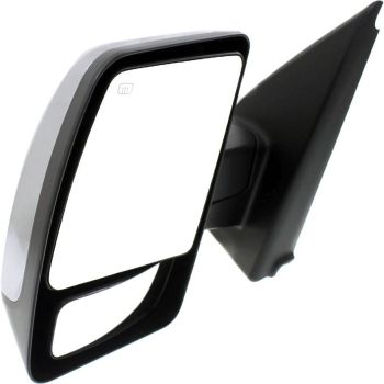NISSAN(DATSUN) NV1500/2500/3500 DOOR MIRROR LEFT (Driver Side) POWER/HEATED (CHROME CVR)(SINGLE ARM) OEM#963021PA9E-PFM 2012-2021 PL#NI1320248