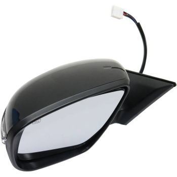 NISSAN(DATSUN) ROGUE (2.5L) DOOR MIRROR LEFT (Driver Side) PWR/HTD/SIGNAL (WO/SIDE VIEW CAMERA)(MAN-FOLD) OEM#963029TB1C-PFM 2017-2020 PL#NI1320287