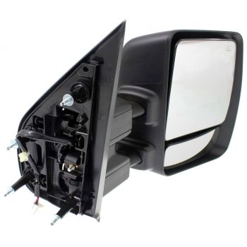 NISSAN(DATSUN) NV1500/2500/3500 DOOR MIRROR RIGHT (Passenger Side) POWER/HEATED (CHROME CVR)(DUAL ARM) OEM#963011PA3E-PFM 2012-2021 PL#NI1321222