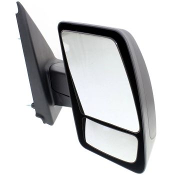 NISSAN(DATSUN) NV1500/2500/3500 DOOR MIRROR RIGHT (Passenger Side) MANUAL (BLACK CVR) (SINGLE ARM) OEM#963011PA6E-PFM 2012-2021 PL#NI1321232