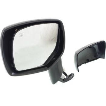 SUBARU XV CROSSTREK/CROSSTREK DOOR MIRROR LEFT (Driver Side) POWER/HEATED (WO/SIGNAL)(PTD UPPER-CVR /TXT LWR-CVR) OEM#91036FJ210-PFM 2013-2014 PL#SU1320127