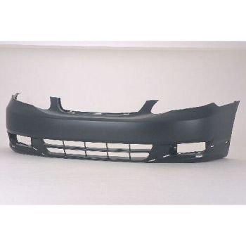 TOYOTA COROLLA/SEDAN  FRONT BUMPER COVER PRIMED (S MODEL)(W/Spoiler Holes)**CAPA** OEM#5211902916 2003-2004 PL#TO1000241C