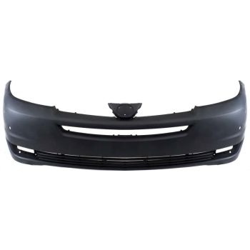 TOYOTA SIENNA FRONT BUMPER COVER PRIMED (W/O Park Sensor)(W/Radar Cruise)**CAPA** OEM#52119AE902 2004-2005 PL#TO1000271C