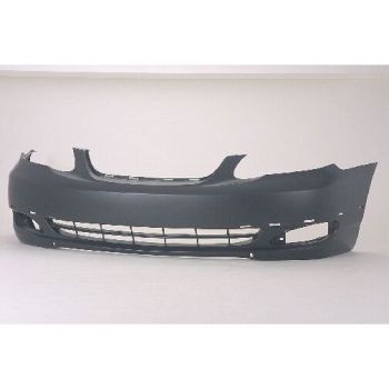 TOYOTA COROLLA/SEDAN FRONT BUMPER COVER PRIMED (S/XRS MODEL)(W/Spoiler Holes)**CAPA** OEM#521190Z939 2005-2008 PL#TO1000298C