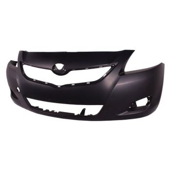 TOYOTA YARIS SEDAN FRONT BUMPER COVER PRIMED (W/O SPOILER) **CAPA** OEM#5211952934 2007-2012 PL#TO1000321C