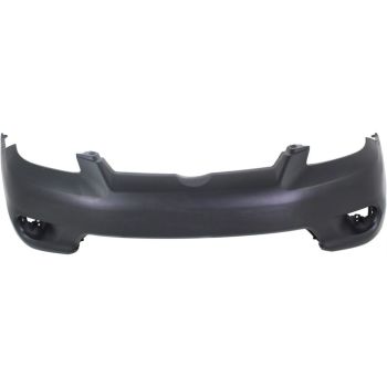 TOYOTA MATRIX FRONT BUMPER COVER BLACK (BASE/ XR)(W/O SPOILER) OEM#5211902953-PFM 2005-2007 PL#TO1000346