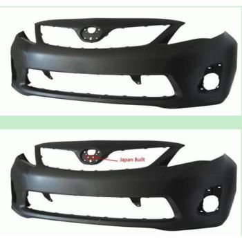 TOYOTA COROLLA/SEDAN FRONT BUMPER COVER PRIMED (W/O SPOILER)**CAPA** OEM#5211903901 2011-2013 PL#TO1000372C