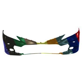 TOYOTA CAMRY HYBRID FRONT BUMPER COVER PRIMED (WO/SENSOR)(LE/XLE) **CAPA** OEM#521190X953 2021-2024 PL#TO1000466C