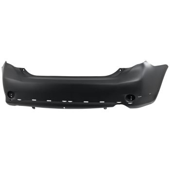 TOYOTA COROLLA/SEDAN REAR BUMPER COVER PRIMED (W/SPOILER)(S/XRS)**CAPA** OEM#5215902964 2009-2010 PL#TO1100265C