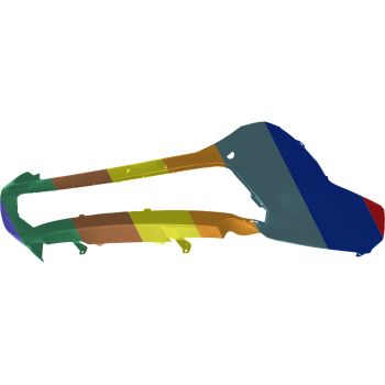 TOYOTA RAV4 HYBRID REAR BUMPER COVER TXT-BLACK (W/SENSOR)(WO/BUILT IN MLDG)(LIMITED)**CAPA** OEM#521590R200 2019-2024 PL#TO1100349C