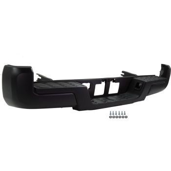 TOYOTA TACOMA REAR STEP BUMPER ASSEMBLY BLACK (WO/SENSOR)(WO/TOW HITCH) OEM#5215904030-PFM 2016-2023 PL#TO1103125