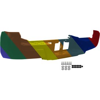 TOYOTA TACOMA REAR STEP BUMPER ASSY BLACK (W/SENSOR)(WO/TOW HITCH) **CAPA** OEM#5215904030-PFM 2016-2023 PL#TO1103133C