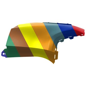 TOYOTA RAV4 REAR BUMPER SIDE COVER RIGHT (Passenger Side) PRIMED (ADVENTRUE/TRD OFF-ROAD) **CAPA** OEM#521610R907 2019-2024 PL#TO1117111C