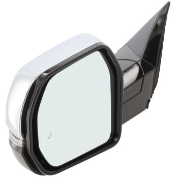 TOYOTA TUNDRA DOOR MIRROR LEFT (Driver Side) PWR/HTD/SIGNA/M-FOLD/BSD (WO/CAMERA)(CHROME CVR) OEM#879400C661-PFM 2022-2024 PL#TO1320435