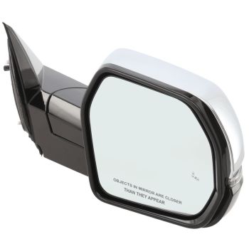 TOYOTA TUNDRA DOOR MIRROR RIGHT (Passenger Side) PWR/HTD/SIGNAL/MEMORY/P-FOLD/BSD (WO/CAMERA)(CHROME CVR) OEM#879100C681-PFM 2022-2024 PL#TO1321438