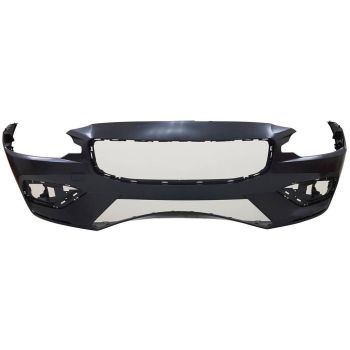VOLVO VOLVO V60  FRONT BUMPER COVER PRIMED (WO/WASH)(WO/PARALLEL PK ASSIST)(INSCRIPTION)(W/CHROME MLDG) OEM#397964230 2019-2023 PL#VO1000248